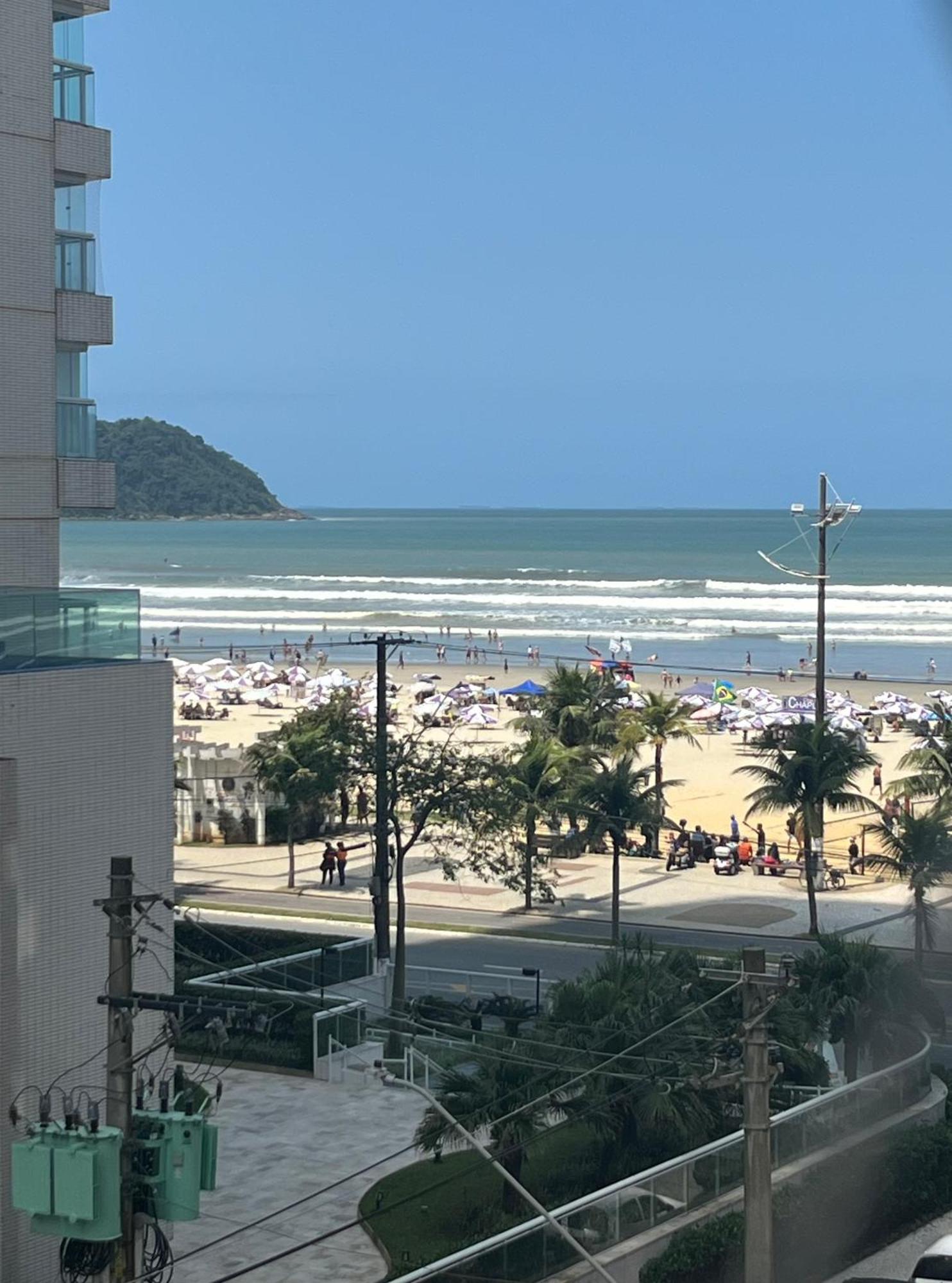 Apartamento Vista Para Praia Praia Grande  Zewnętrze zdjęcie