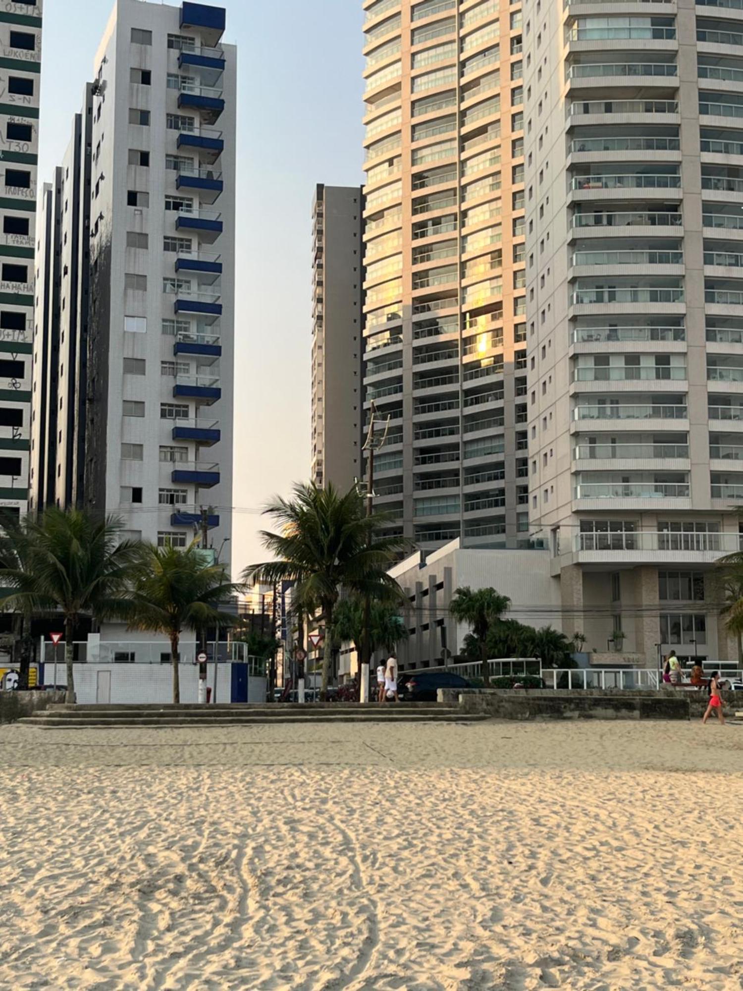 Apartamento Vista Para Praia Praia Grande  Zewnętrze zdjęcie